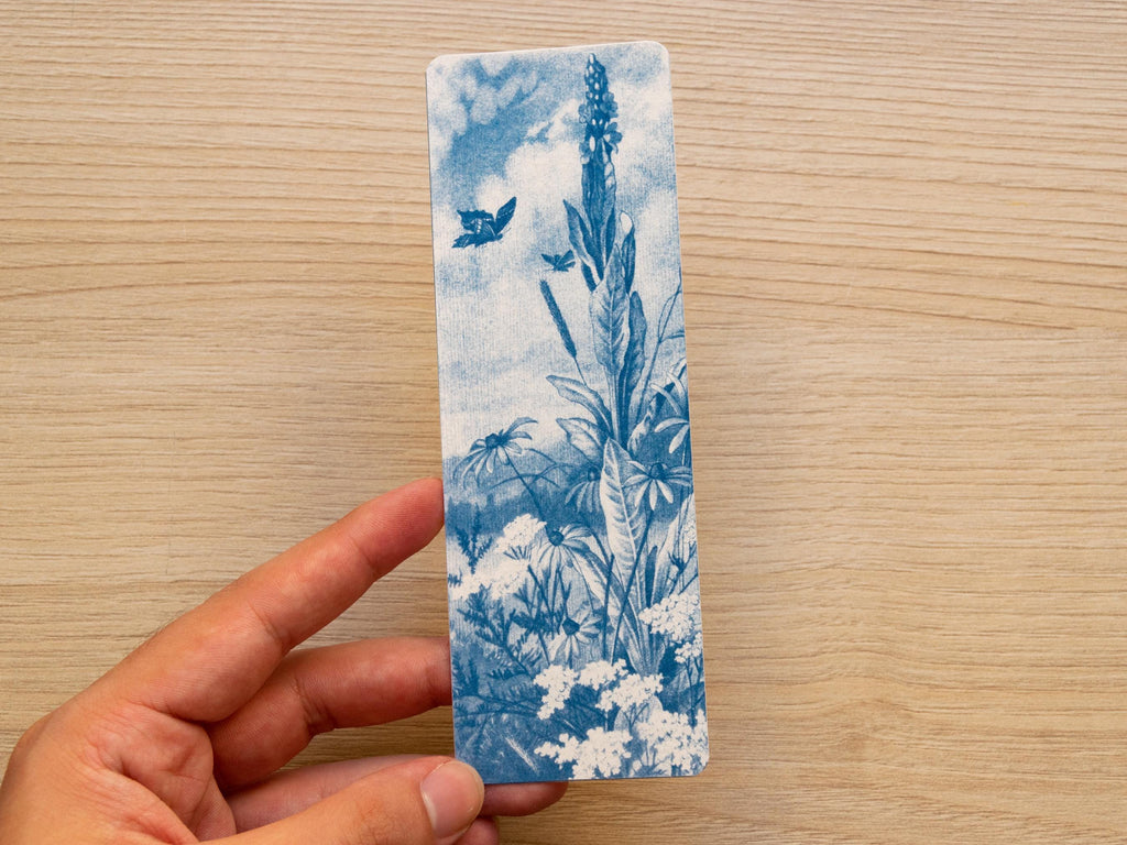 floral landscape bookmark