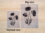 floral negatives for cyanotype