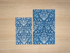 floral pattern cyanotype print