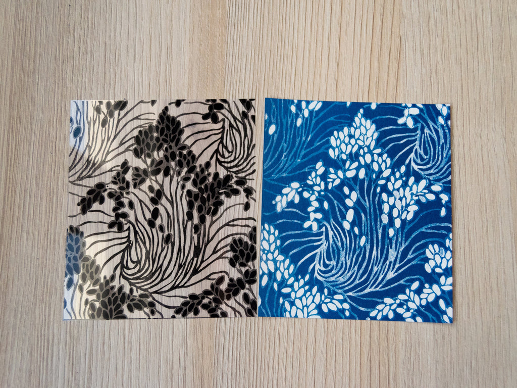 floral pattern solar printing art