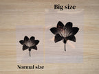 flowers stencils for cyanotype crafts