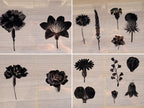 flowers stencils for solar printing crafts