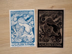 french art stencils for cyanotype