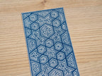 geometrical cyanotype art