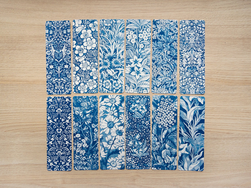 how to create cyanotype bookmarks crafts