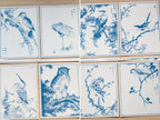 japanese woodcut art for cyanotype crafts