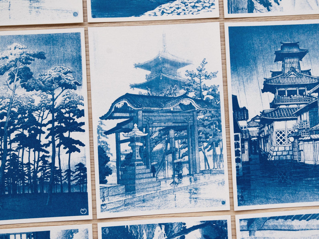 japanese woodcut landscapes
