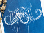 jellyfish cyanotype art print