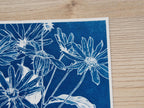 make your own cyanotypes with stencils