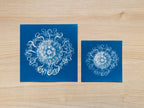 marine animals cyanotype print
