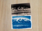 mountain cyanotype stencils