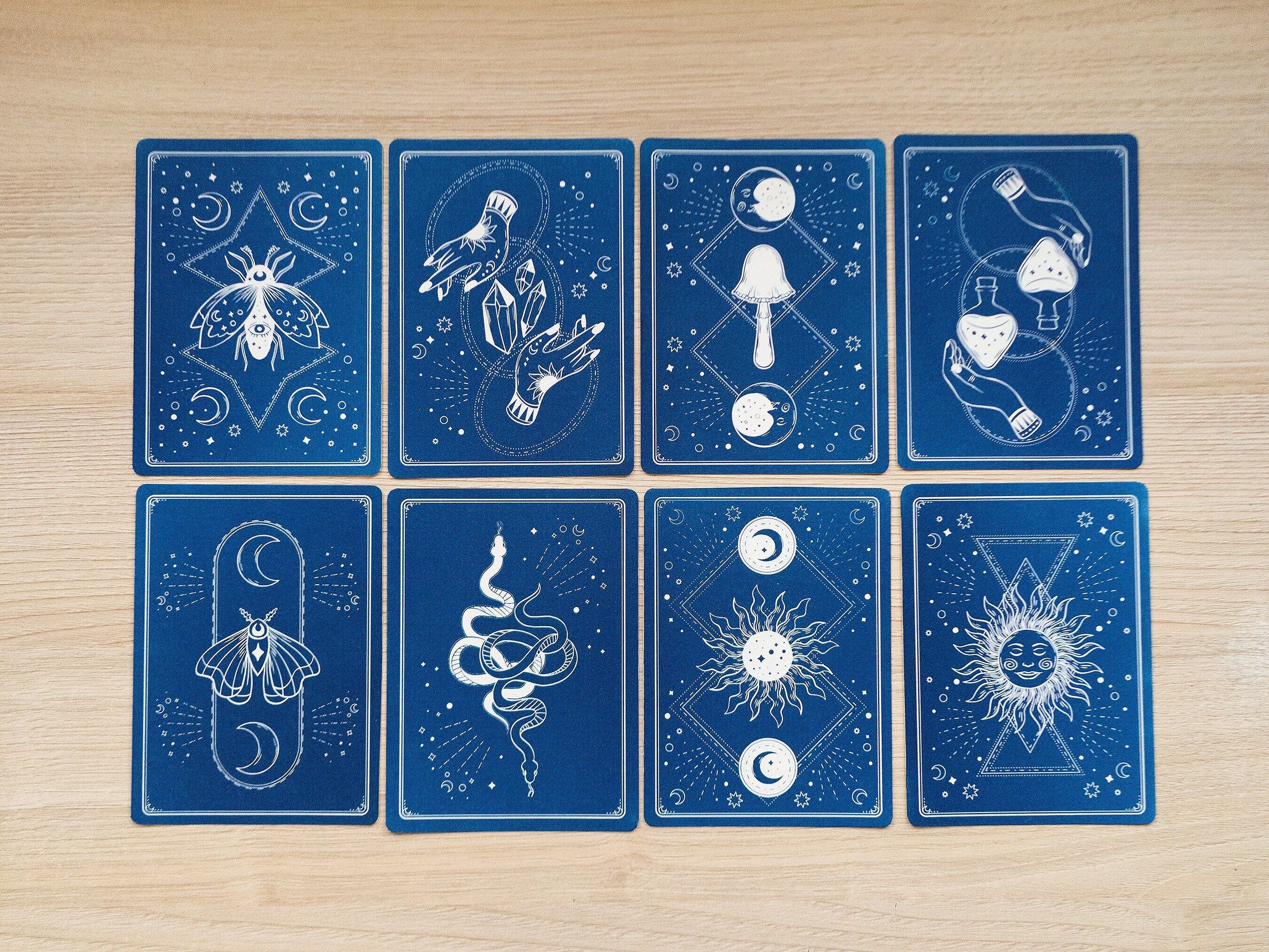 mystical cyanotype prints