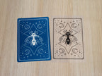 mystical moth cyanotye print