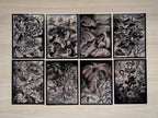 palm tree cyanotype negatives