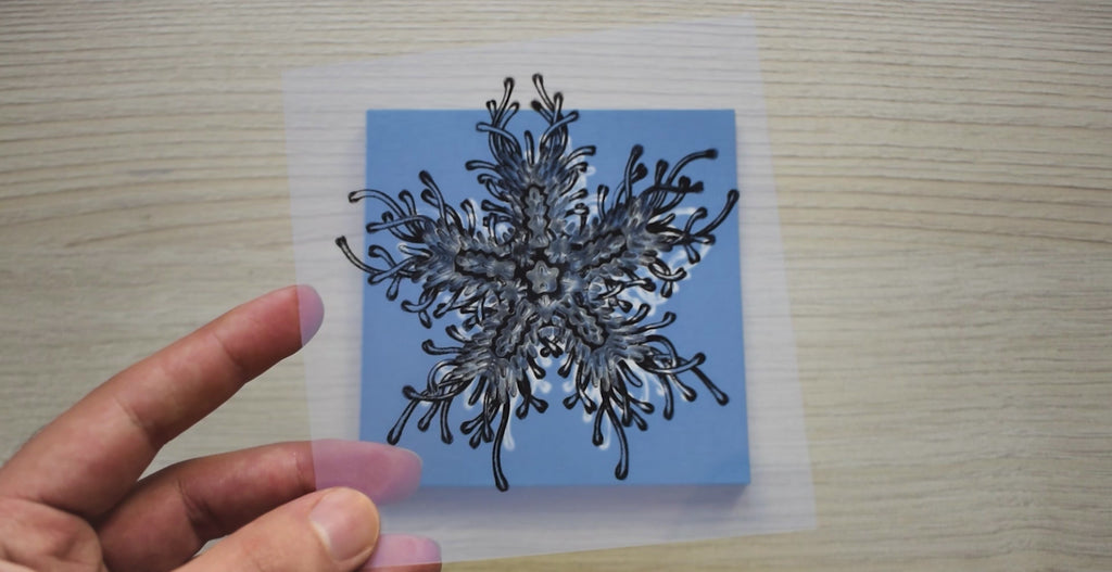 sea creatures cyanotype stencils
