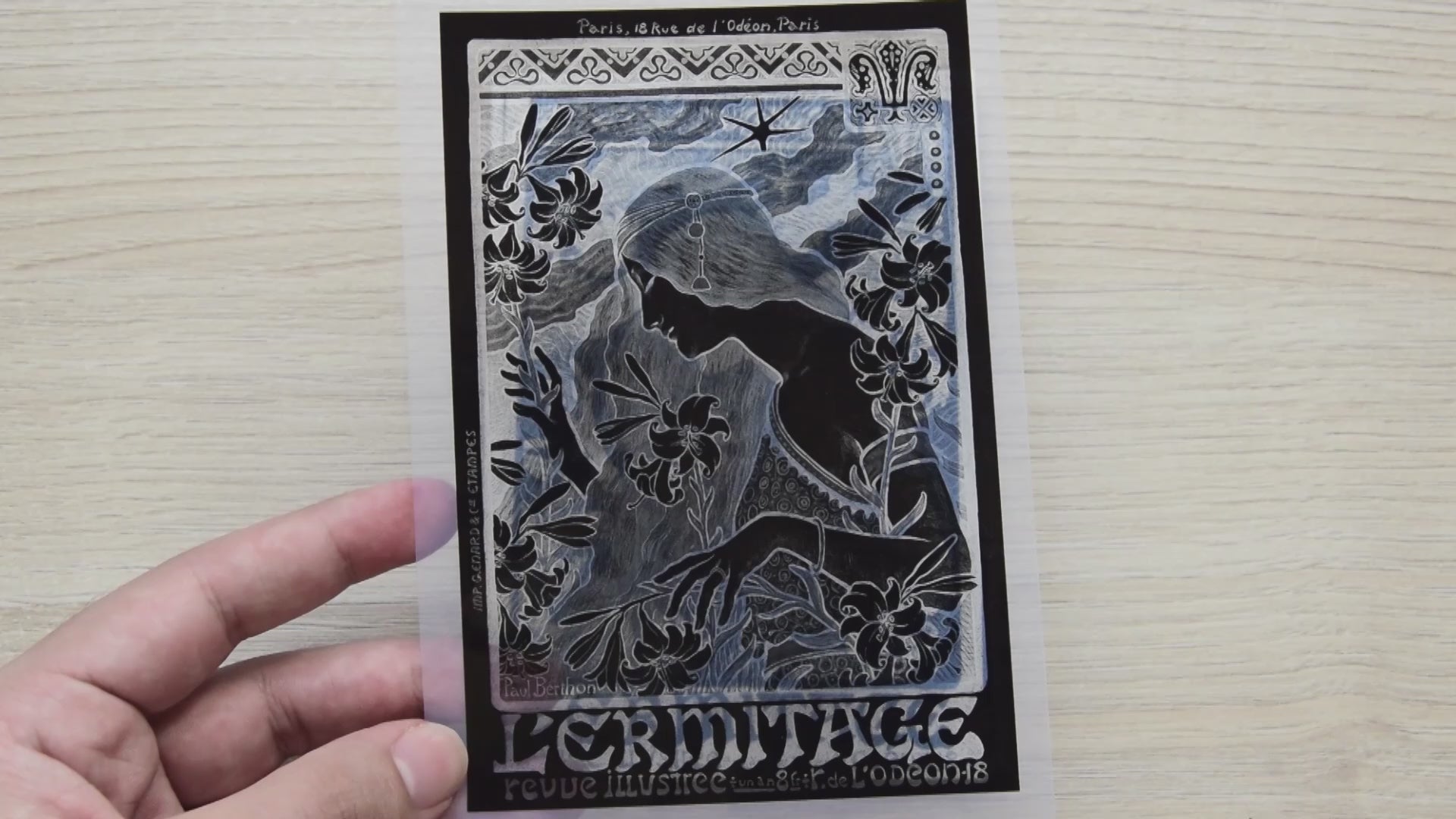 Cyanotype Stencils from the Art of Eugène Samuel