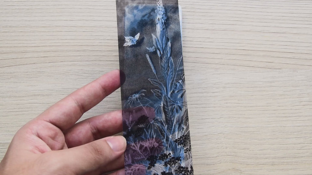 Ellen Thayer Floral Cyanotype Bookmark Stencils