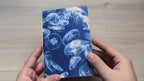 Libreta hecha a mano con cianotipia | Medusas