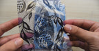 botanical patterns cyanotype print