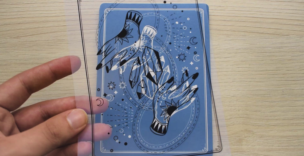 mystical cyanotype stencils