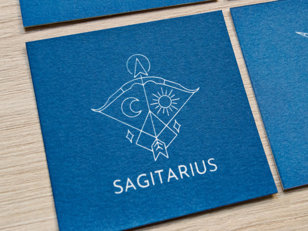 sagitarius cyanotype print
