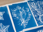 sea creatures design for solar printing