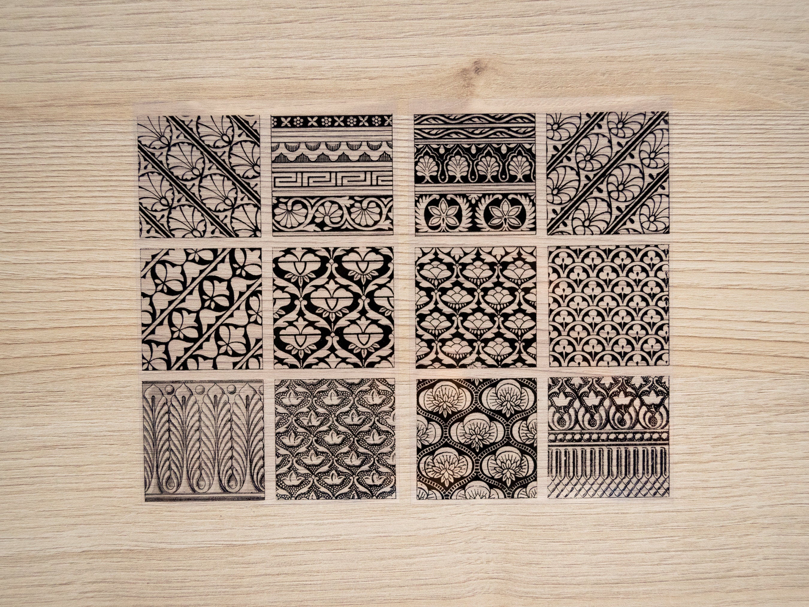 solar printing stencils