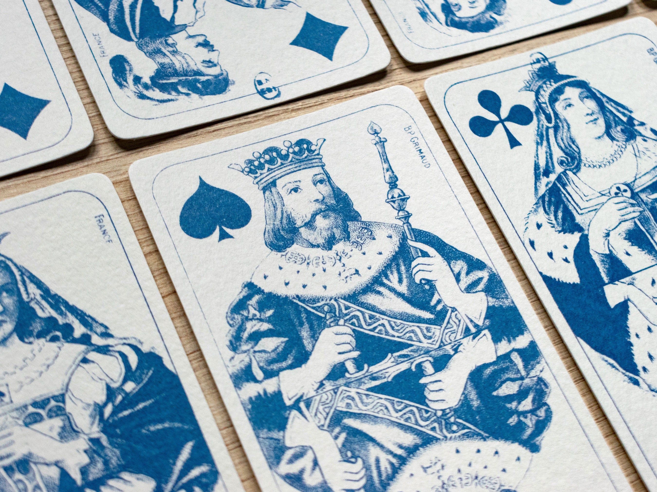stencils for cyanotype Tarot Nouveau Grimaud deck of cards