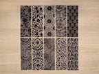 stencils for cyanotype to make bookmarks