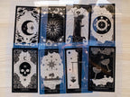 tarot cards cyanotype negatives