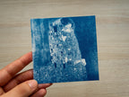 the kiss gustav klimt cyanoptype print