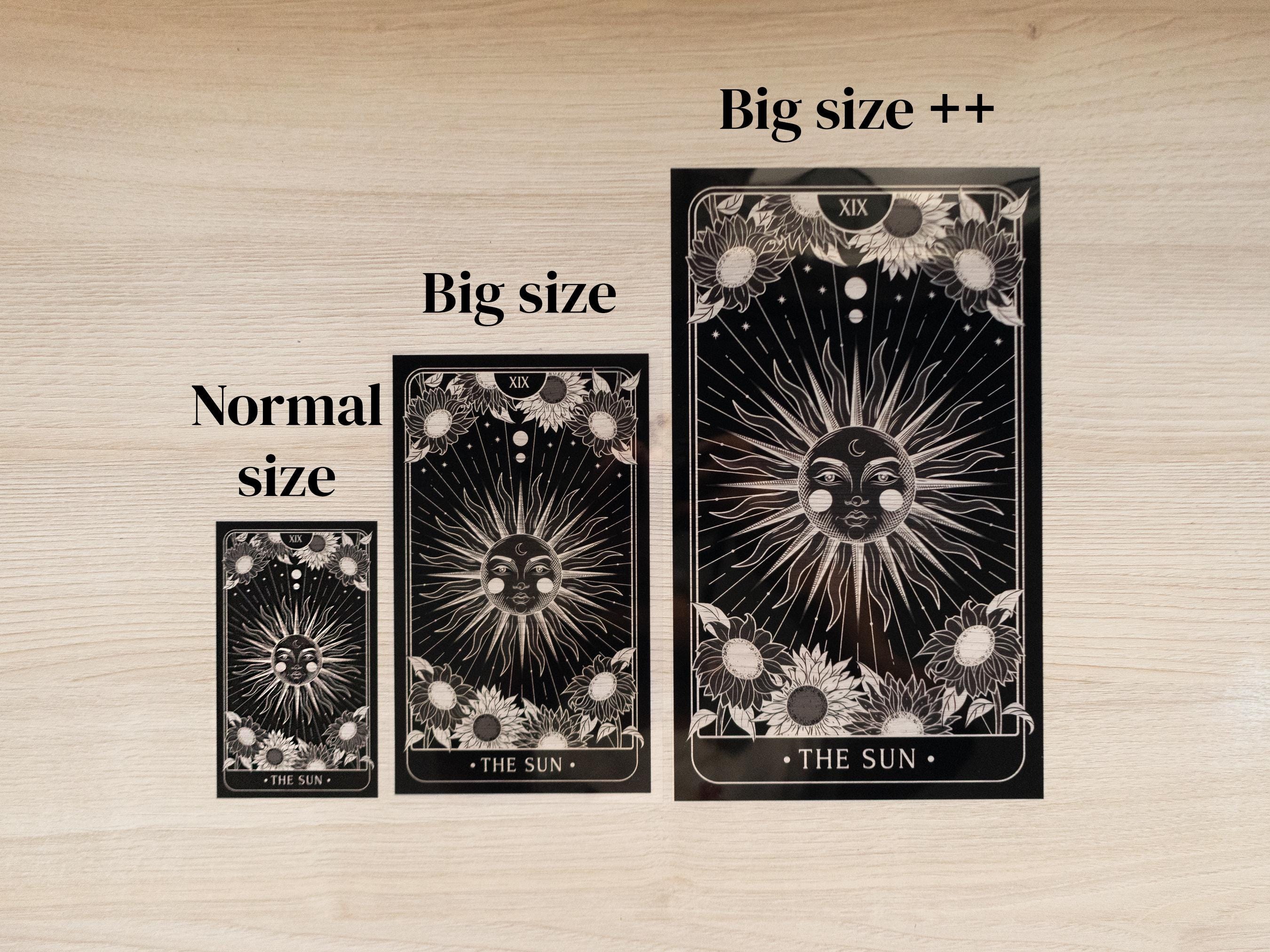 the sun tarot card cyanotype negatives