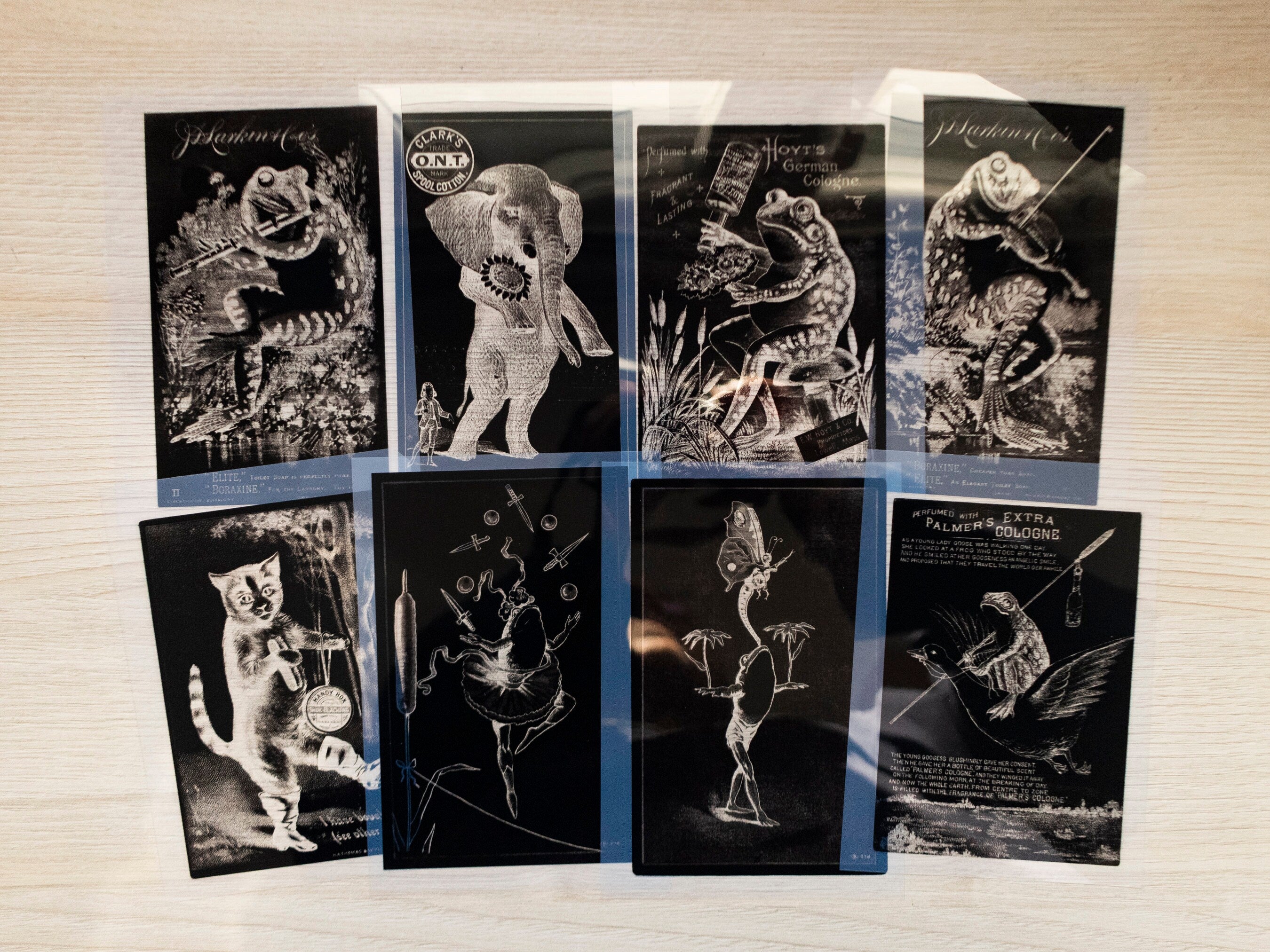 vintage negatives for cyanotype