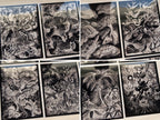 vintage turtles art for cyanotype printing